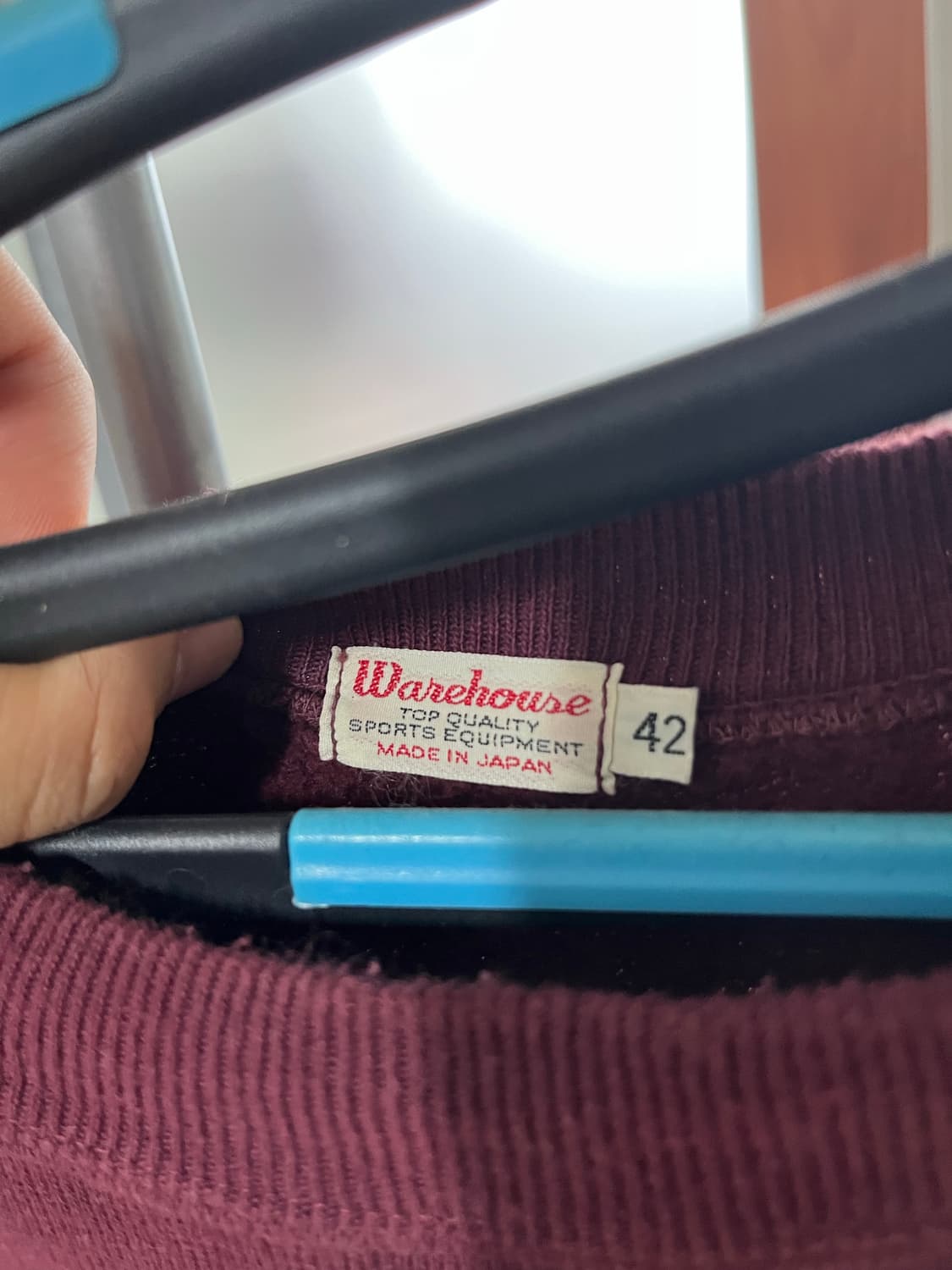 웨어하우스 버건디 스웻 맨투맨 상품이미지4