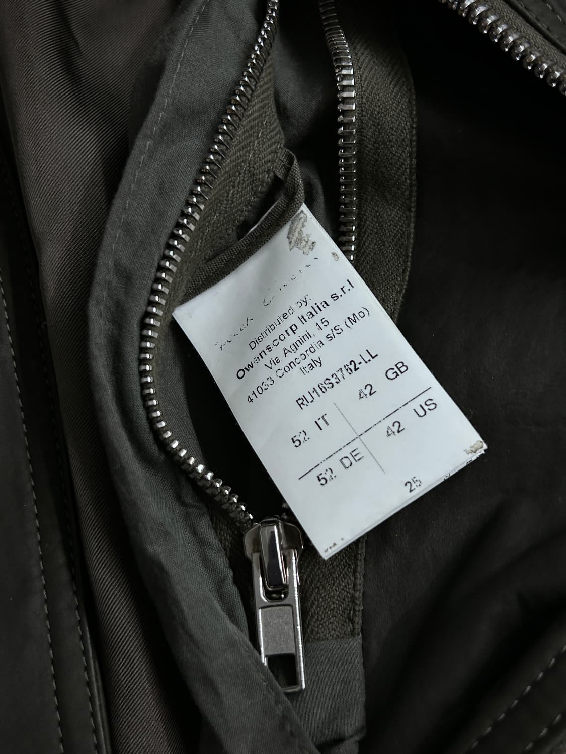 릭오웬스 몰리노 비대칭 레더 자켓 상품이미지10