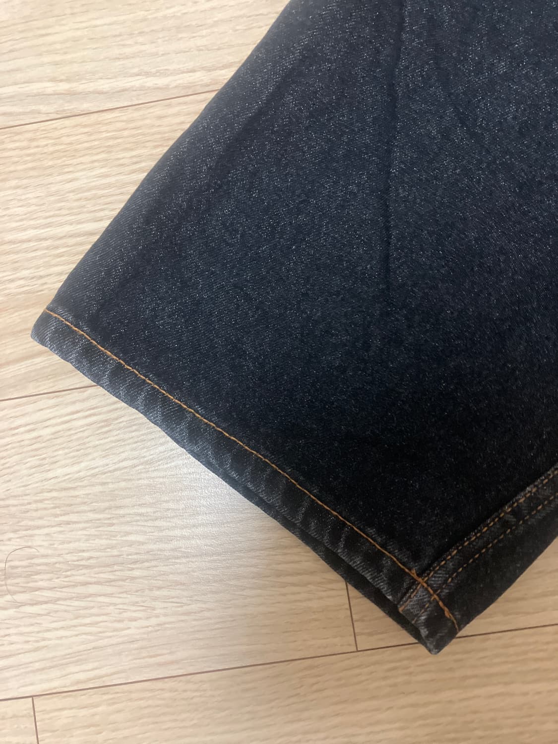 DWARF DENIM PANTS (BLACK) 상품이미지3