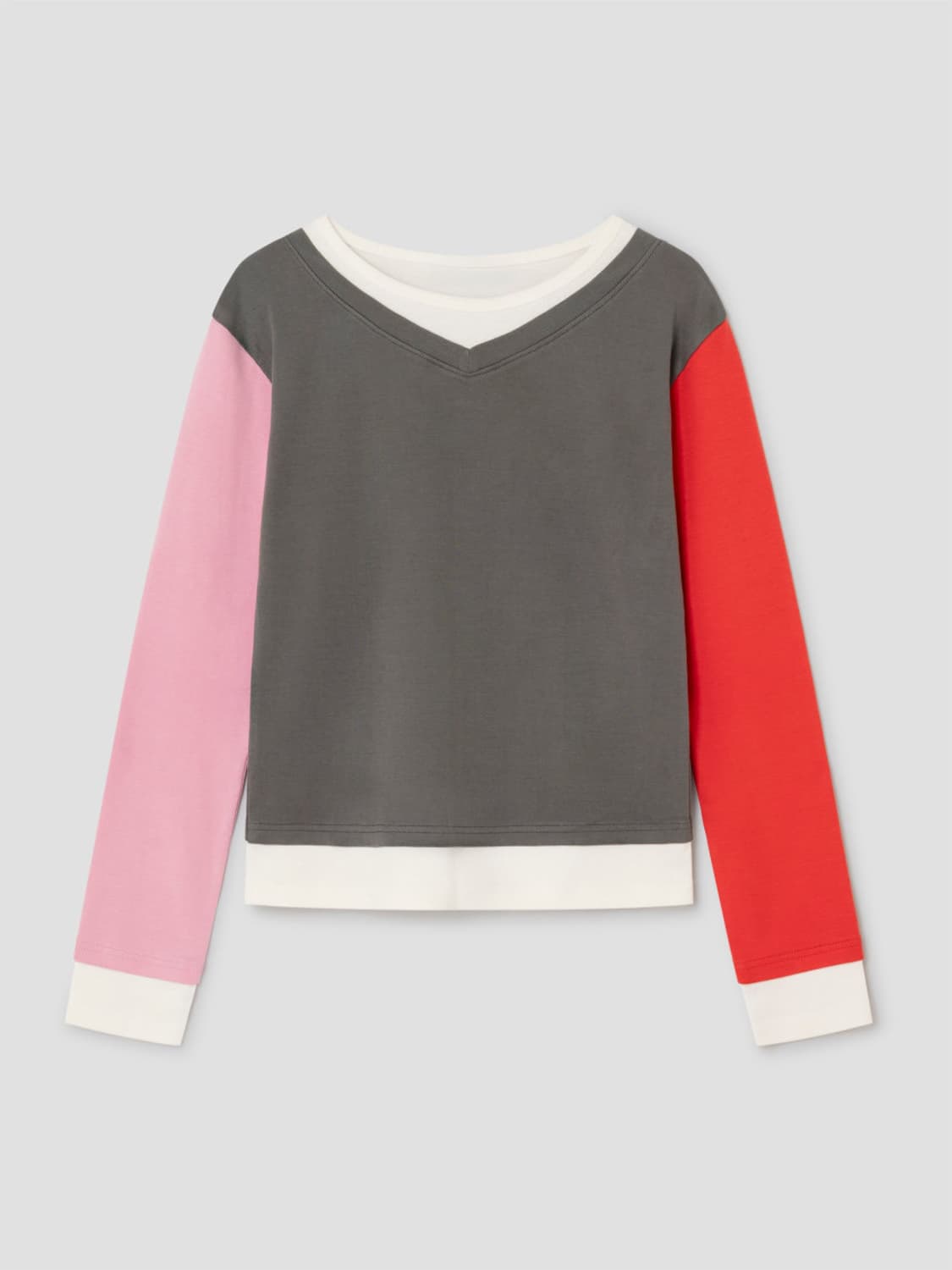 [S]기마구아스 Samm 레이어드 티셔츠/멀티 상품이미지1