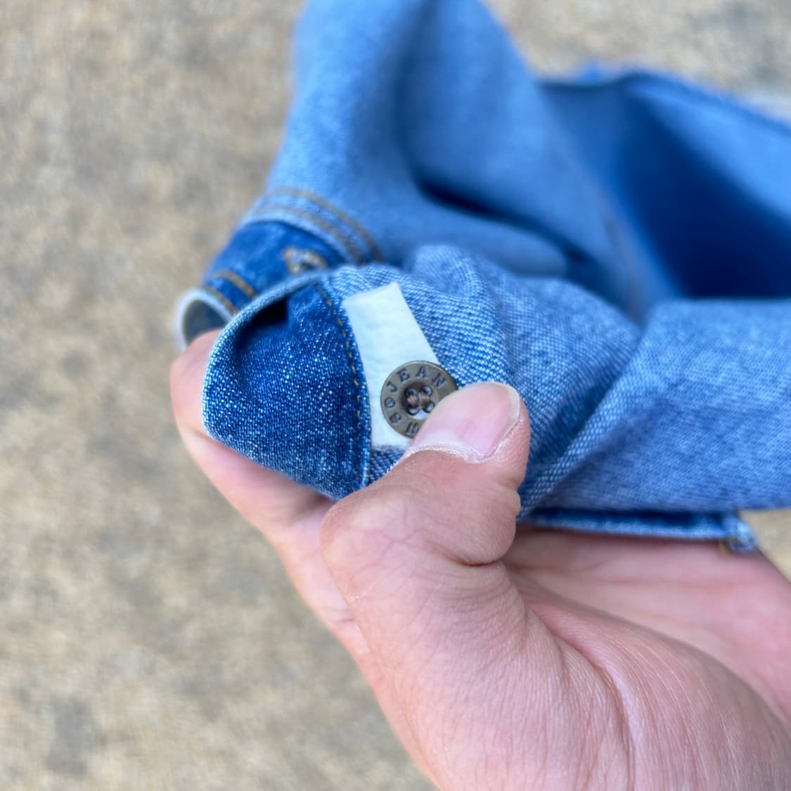 J news 빈티지 데님 셔츠 상품이미지5