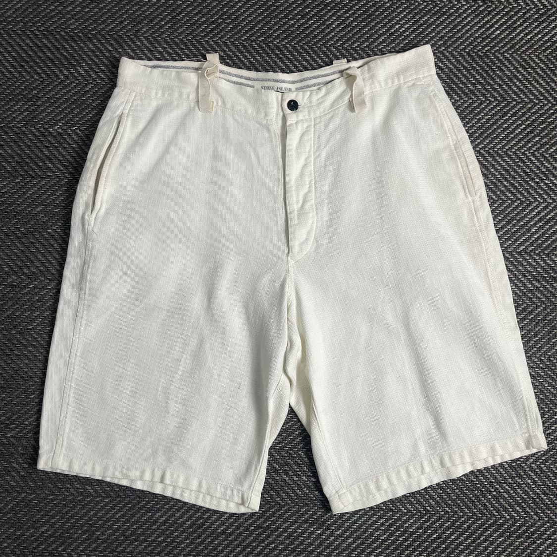 00s 스톤아일랜드 아카이브 버뮤다 팬츠 화이트y 3567 상품이미지2