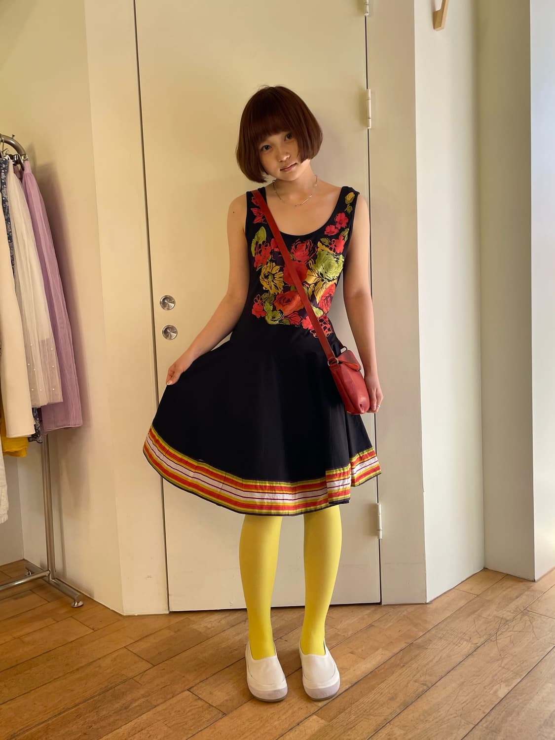flower graphic dress 상품이미지1