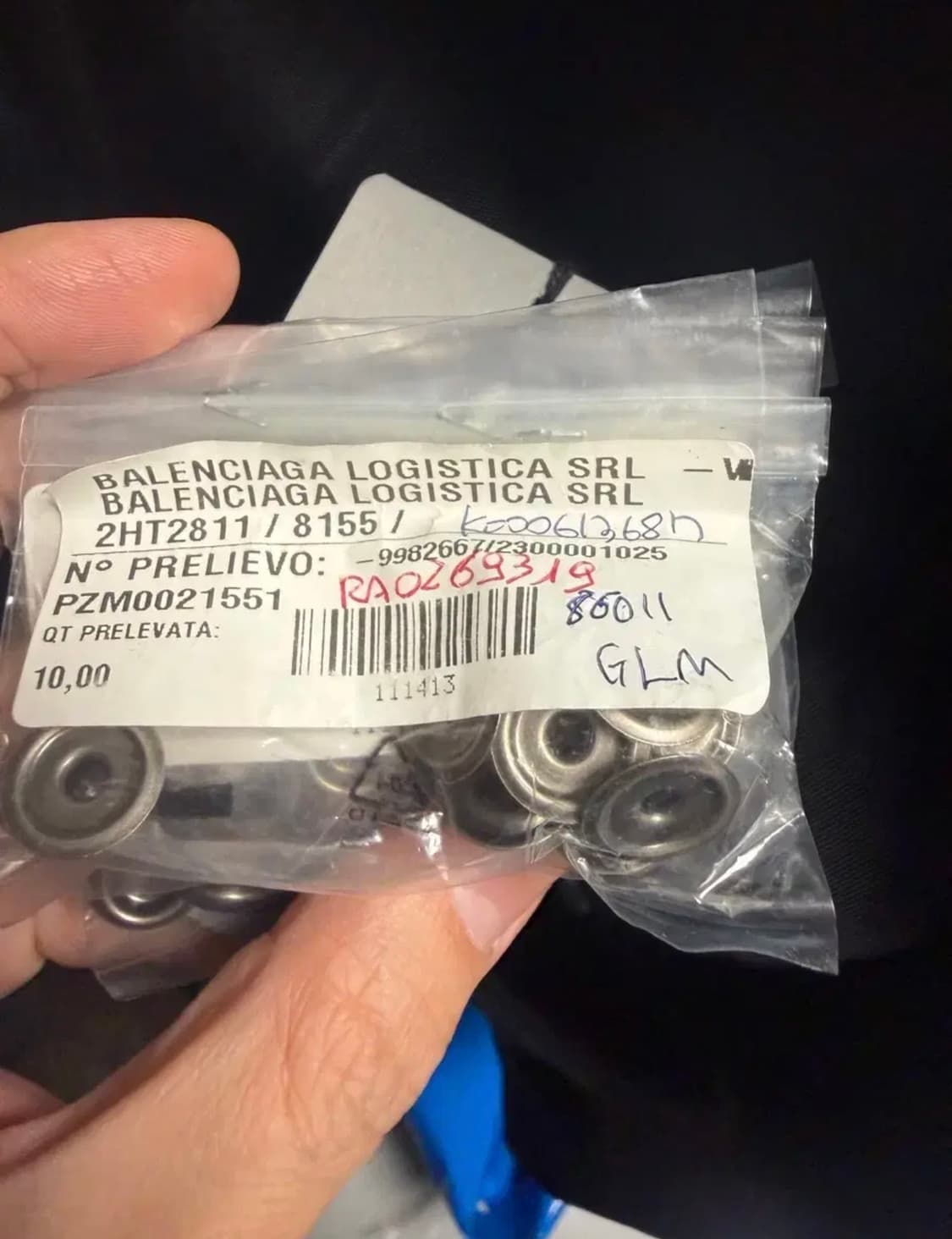 [2]발렌시아가 유니폼 레더 자켓 상품이미지10