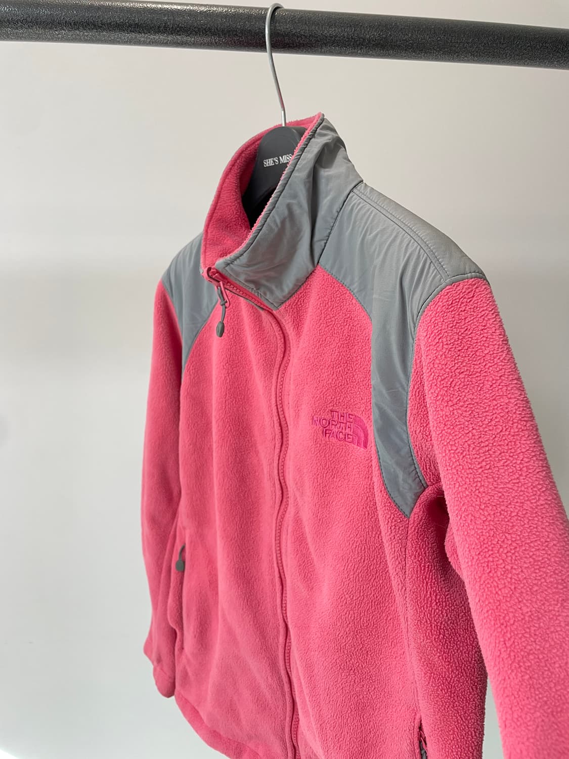(90) 노스페이스 핑크 플리스 후리스 자켓 상품이미지2