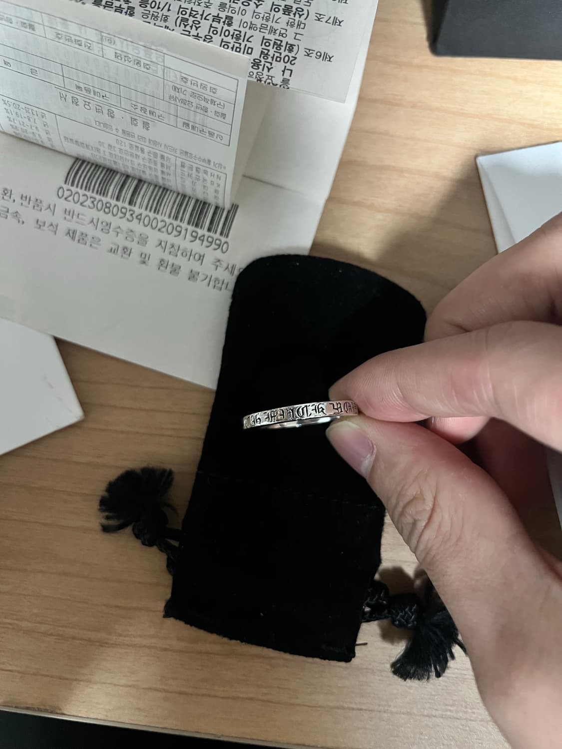 [us8] 크롬하츠 퍽유링 3mm 상품이미지3