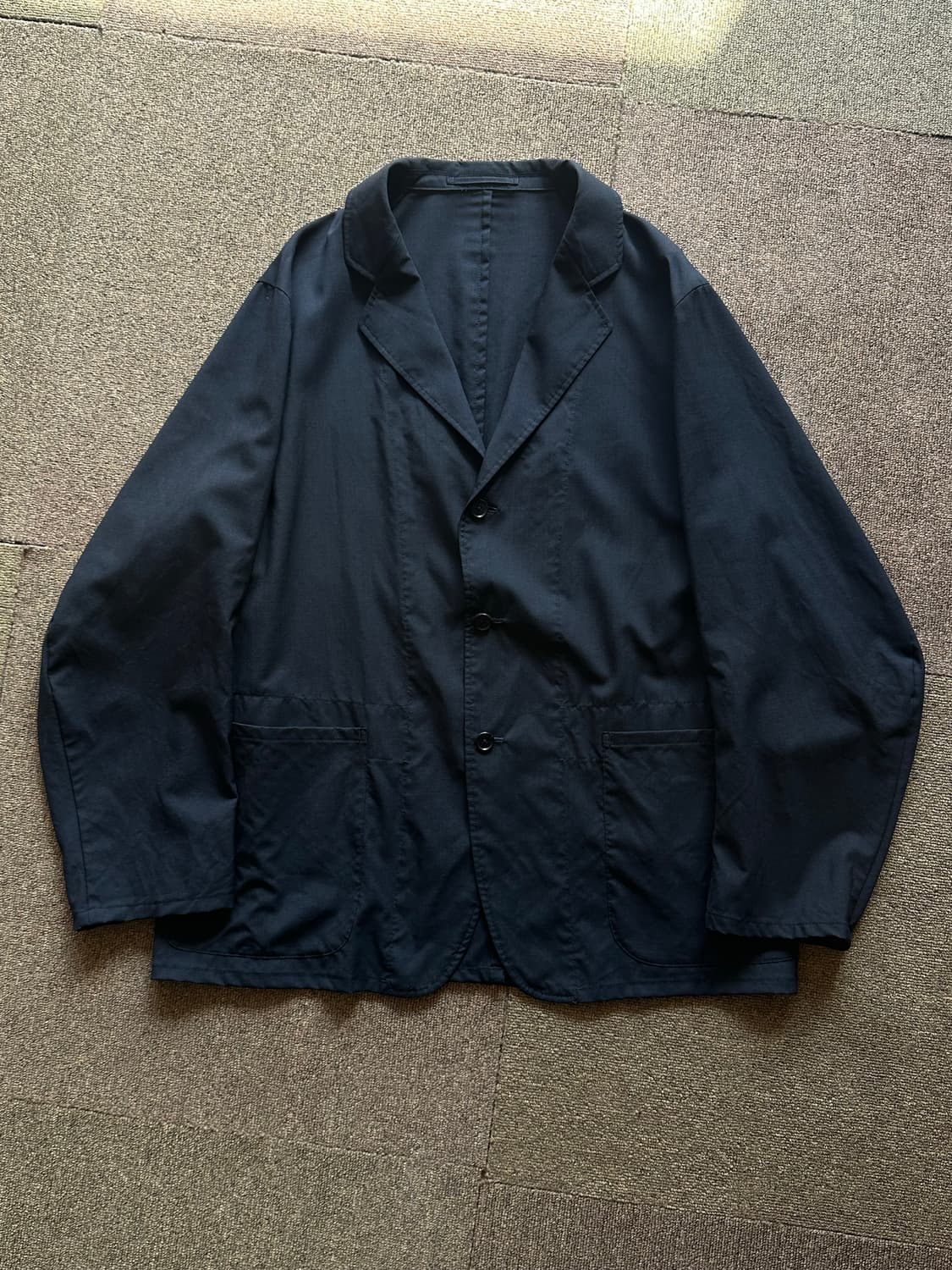 [38,30] 캡틴선샤인 워셔블 트로피컬울 셋업 (탑 네이비) 상품이미지5