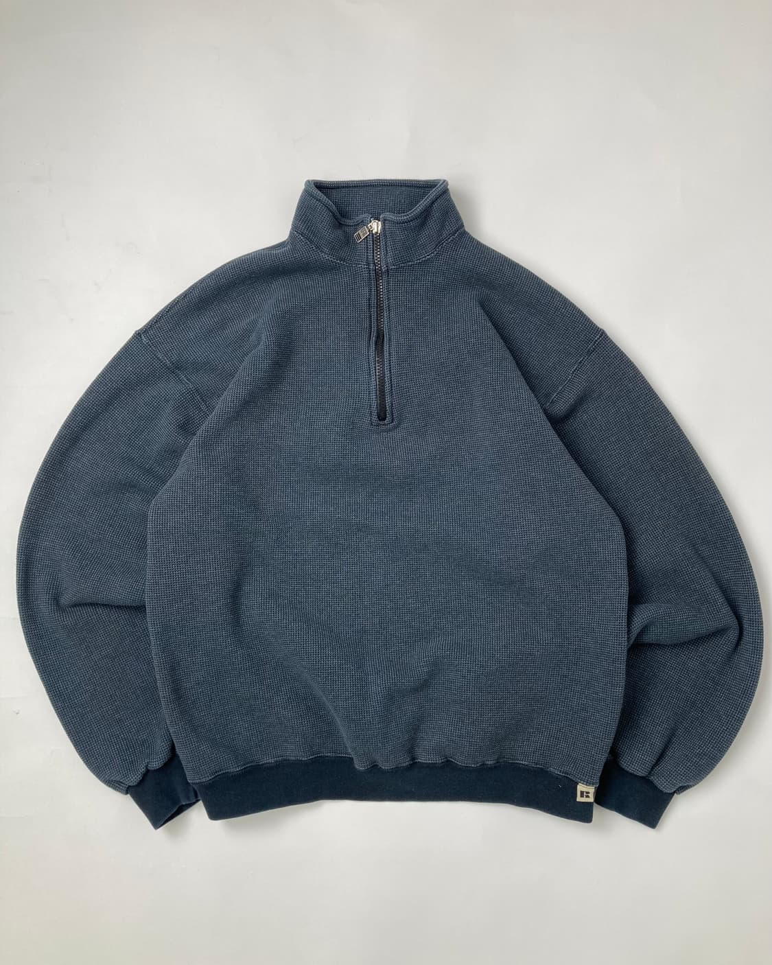 90s Russell Thermal Quarter Sweatshirt 상품이미지1
