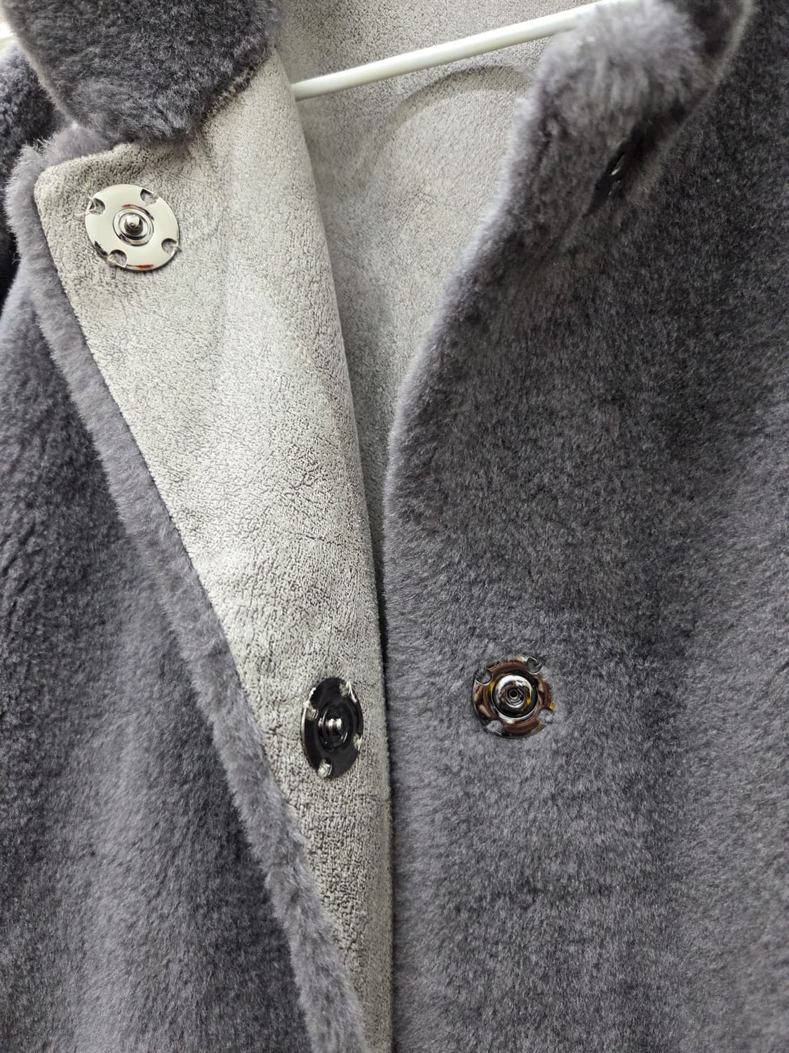 LBL 호주산 양모 시어링 하프자켓 상품이미지4