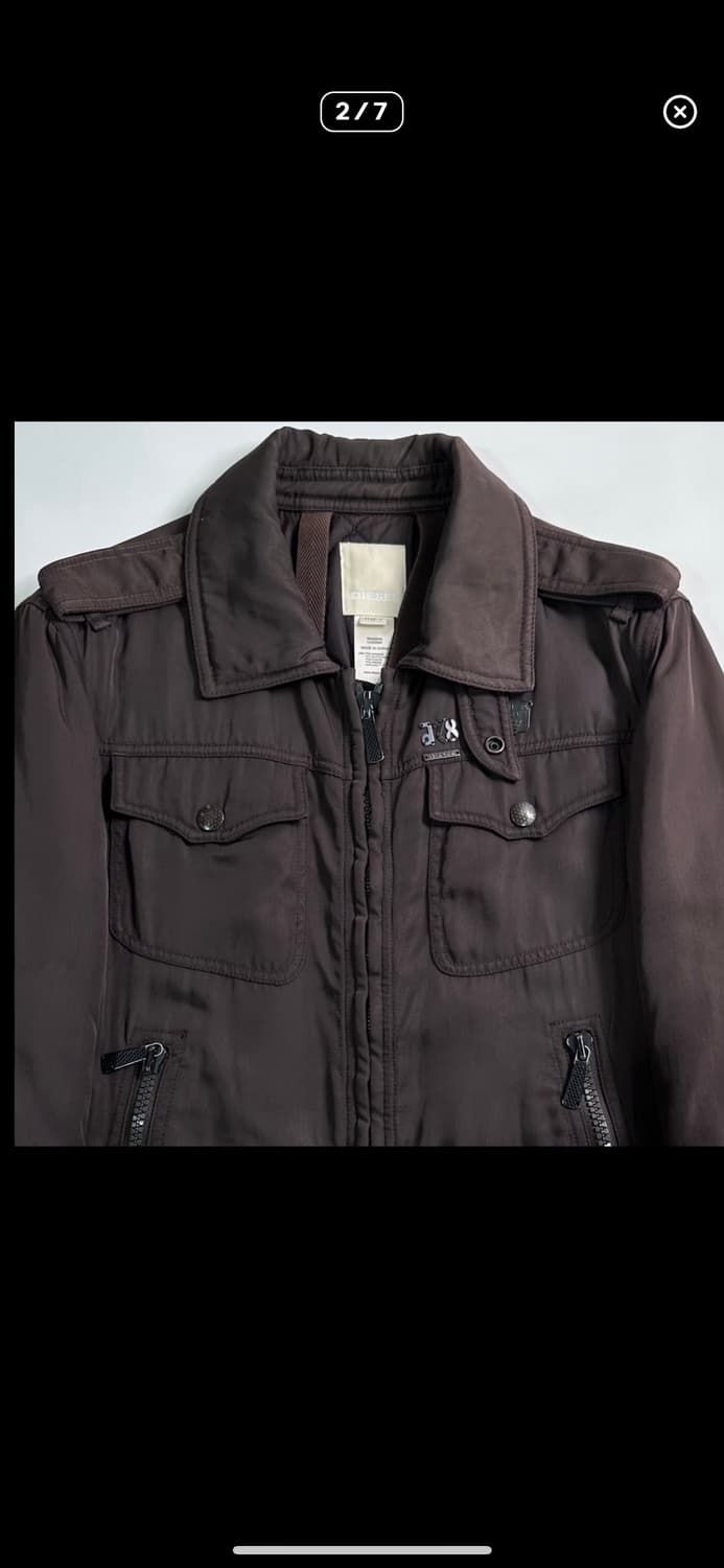 디젤 브라운 봄버 자켓 상품이미지2