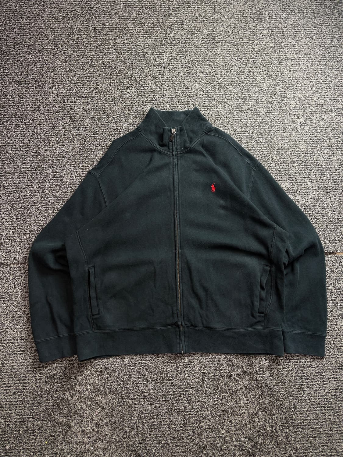 폴로 랄프로렌 포니로고 블랙 코튼 집업 자켓 2607 상품이미지2