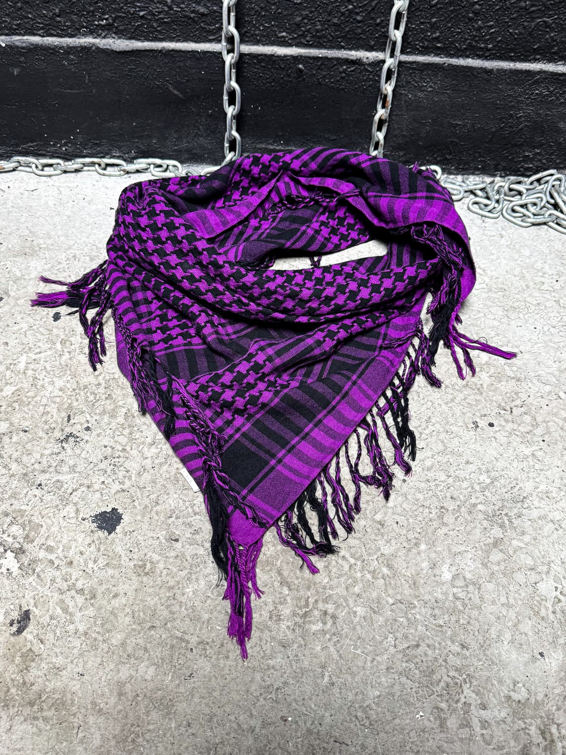 Purple Fringe Scarf  상품이미지7
