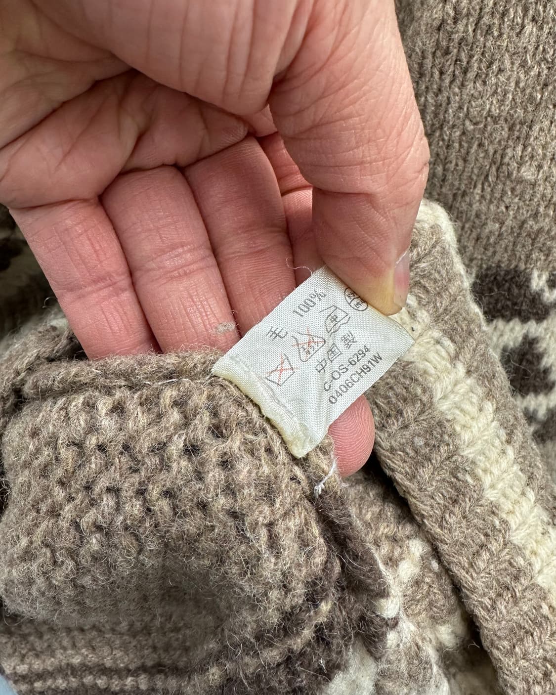 (WOMEN)빈티지 코위찬 가디건-M1620 상품이미지5