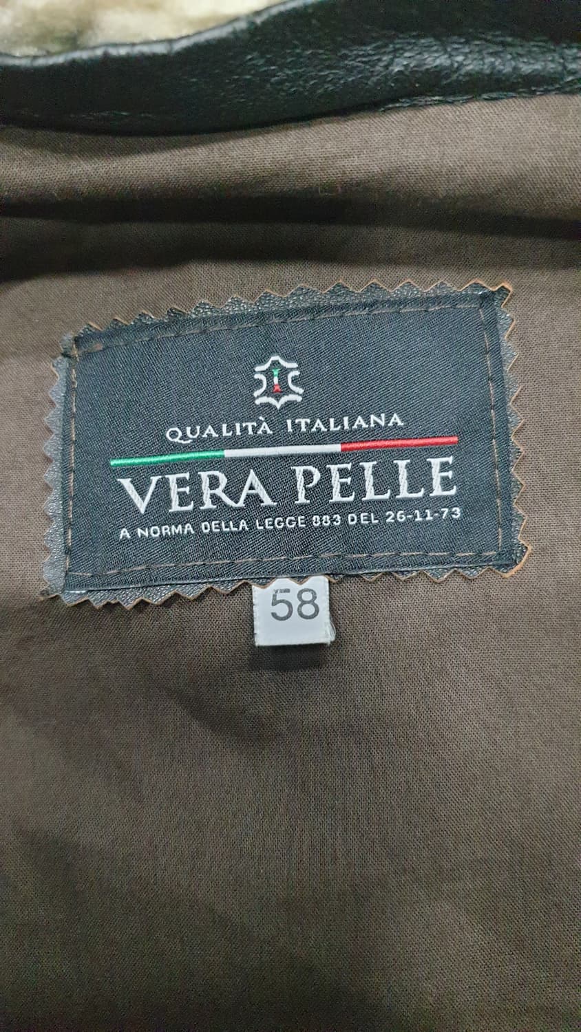 베라펠레 양털 카라 라이더 가죽 자켓 58 상품이미지7