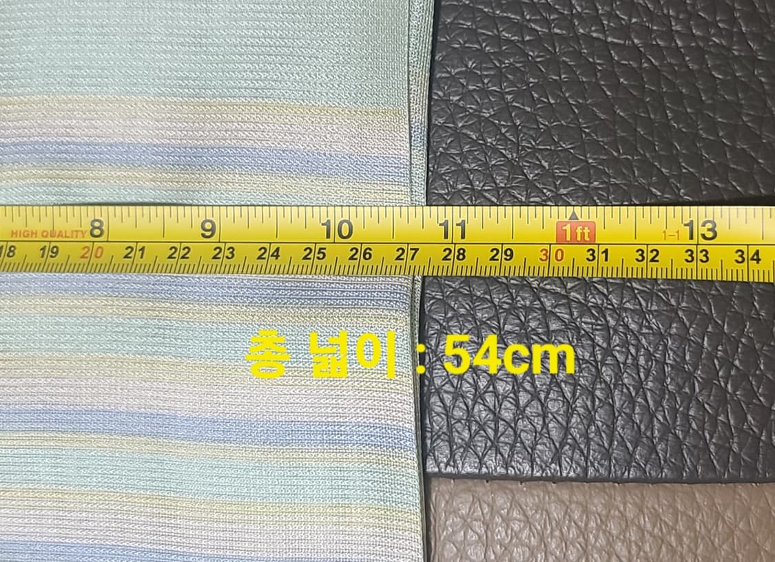 BALMAIN 발망 실크 스트라이프 롱 스카프 (민트/블루) 상품이미지7