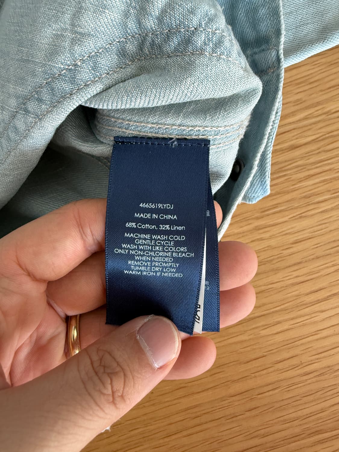 랄프로렌(Ralph Lauren) 데님 자켓(TALON zip) 상품이미지10