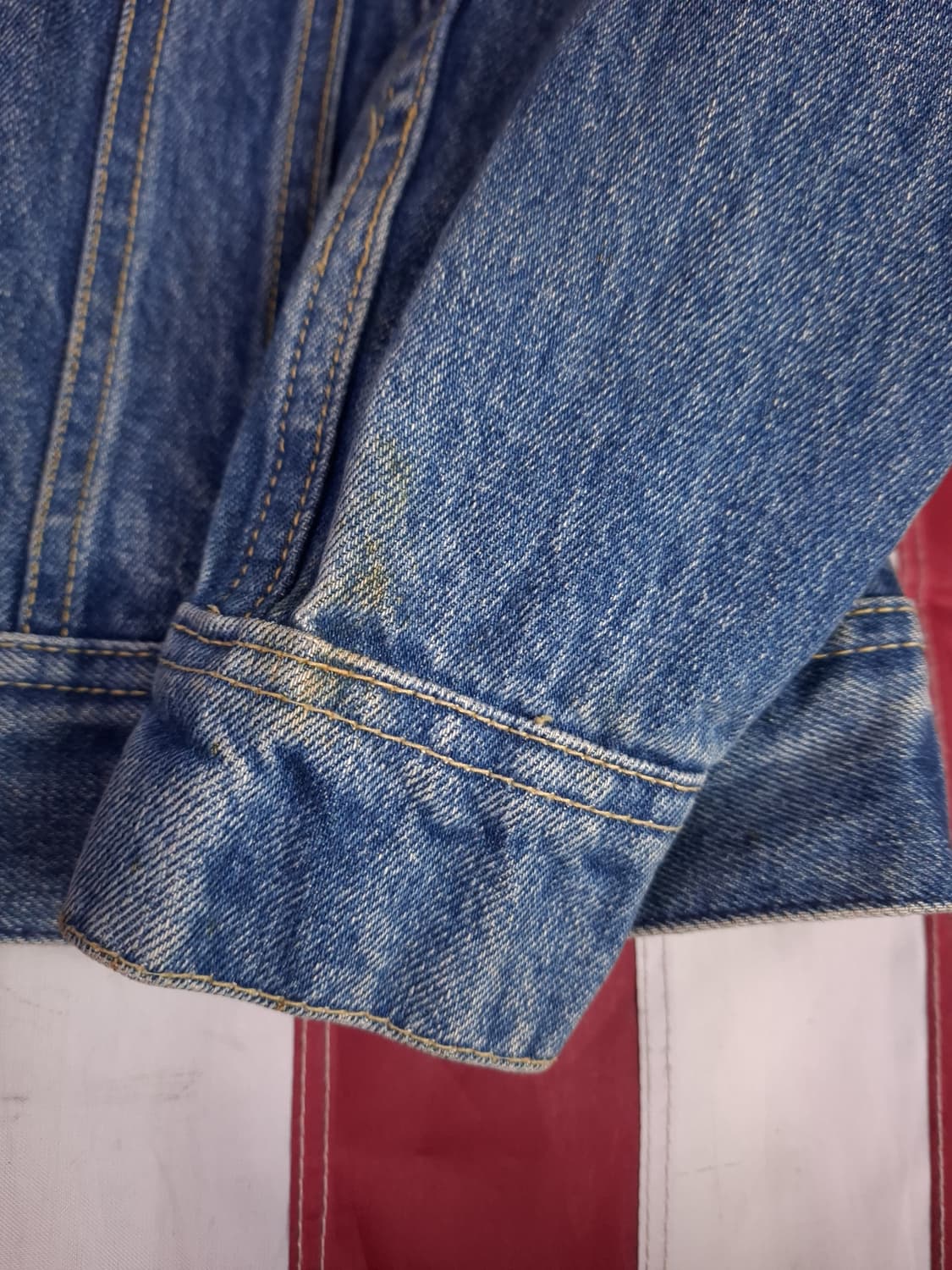 오리지날 80's 미국제조 엘엘빈 우먼용 데님트러커자켓 상품이미지6