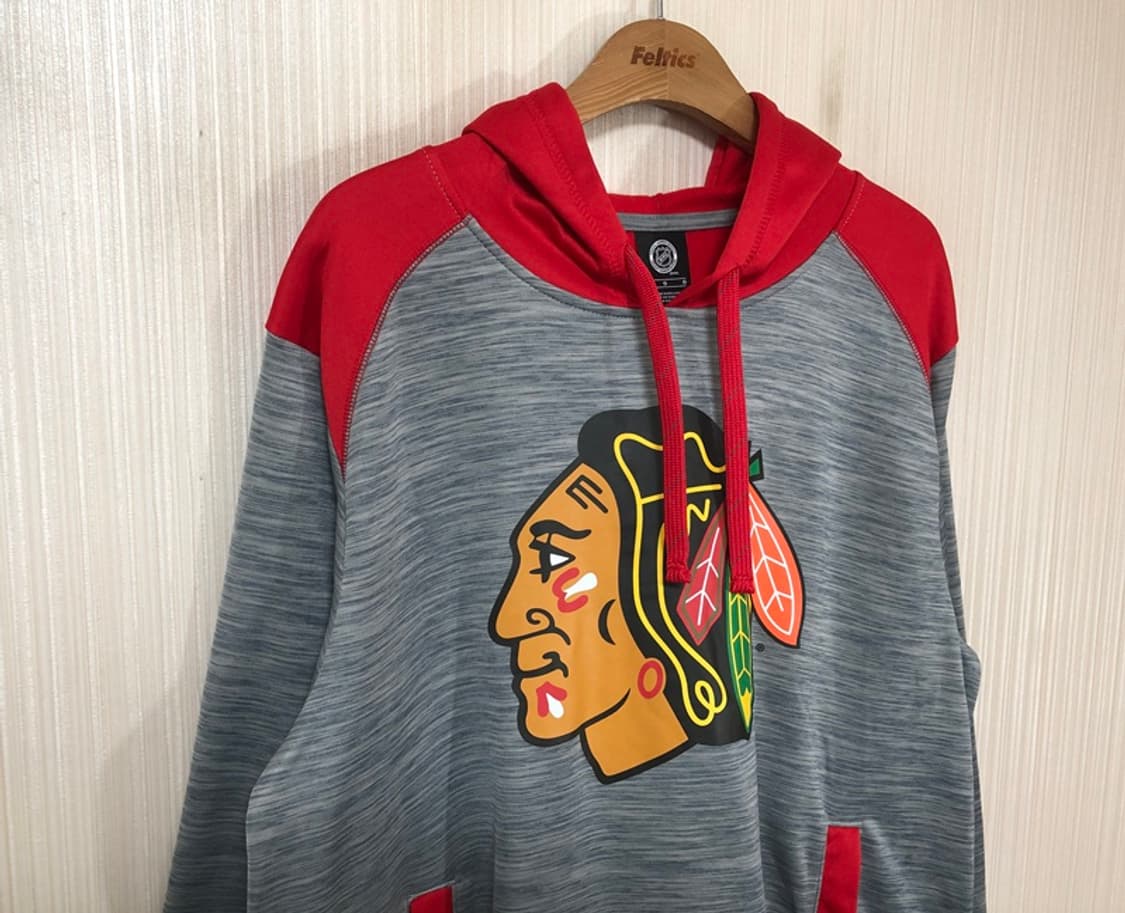 NHL 시카고 블랙호크스 팀후드/풀오버후디 L(해외) 상품이미지5