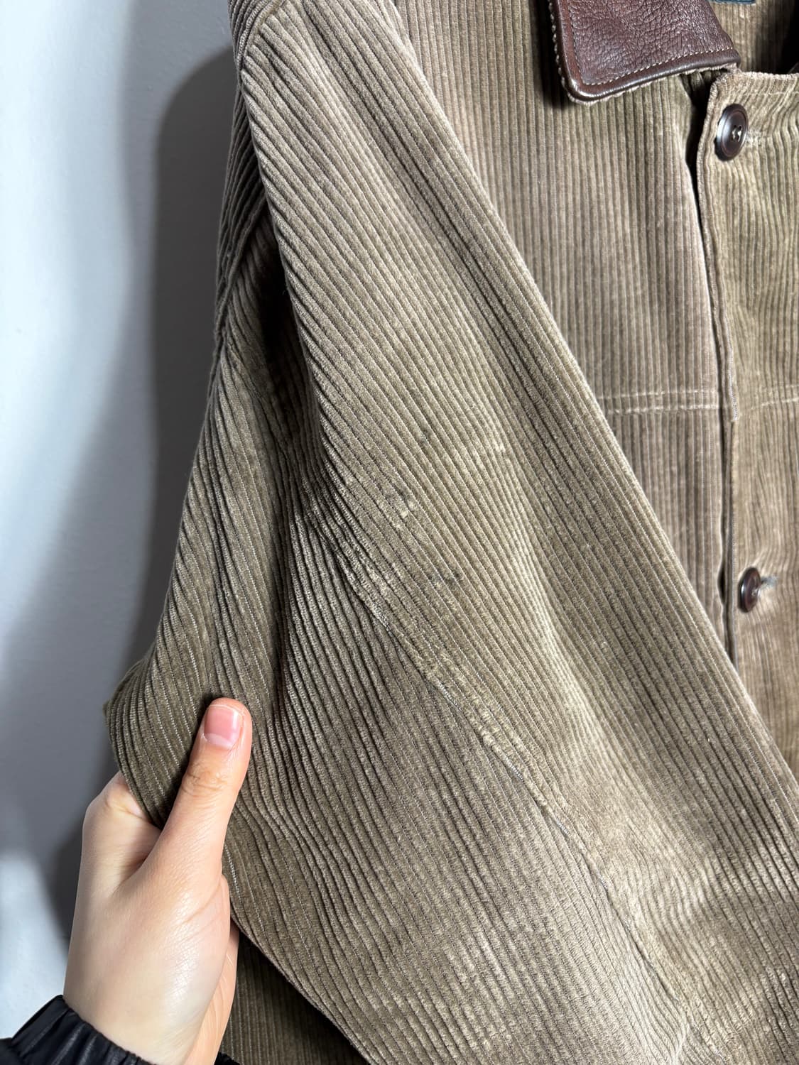 Melka 가죽 카라 코듀로이 자켓 상품이미지9