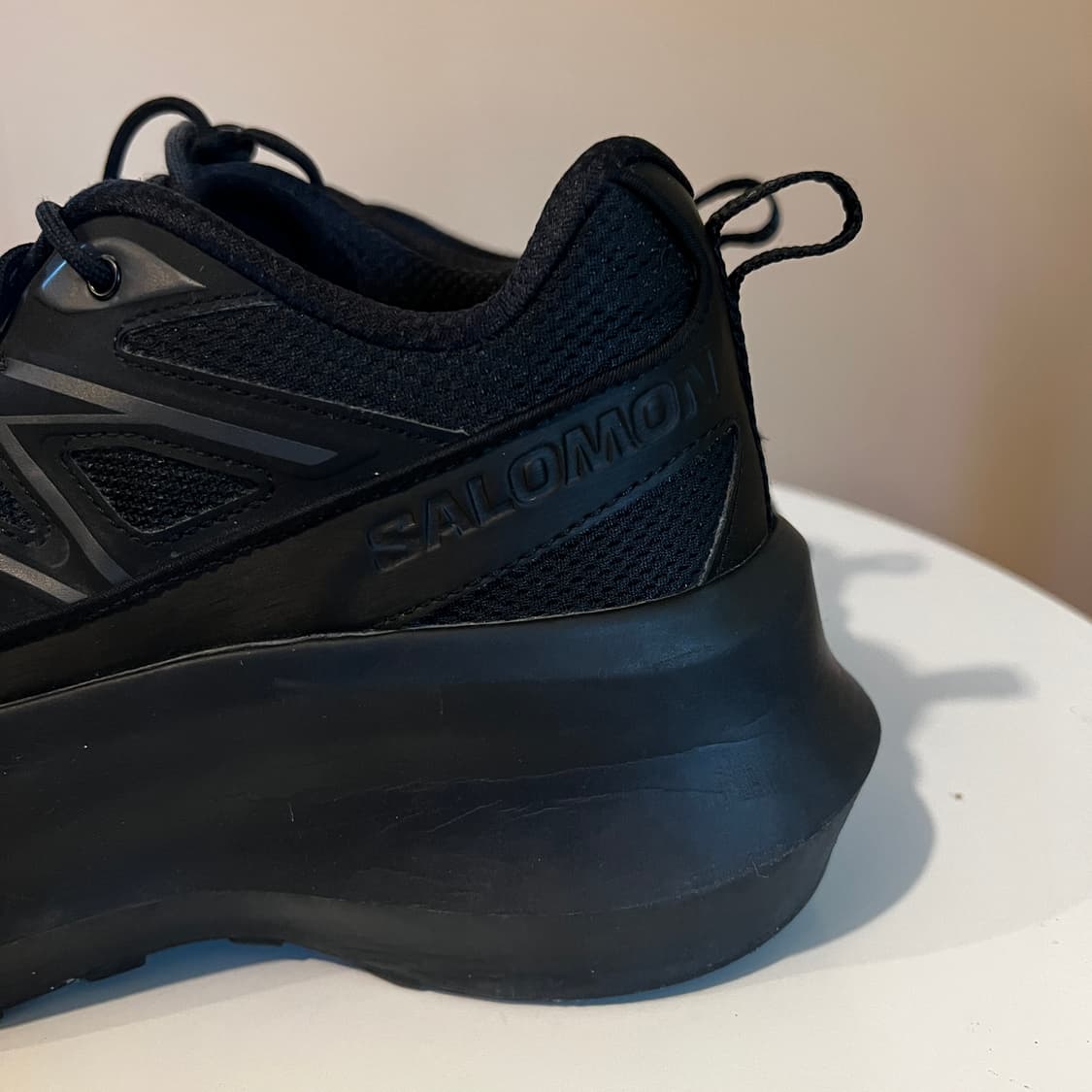 살로몬 x 꼼데 가르송 XT-6 익스팬스 플랫폼 블랙 상품이미지7