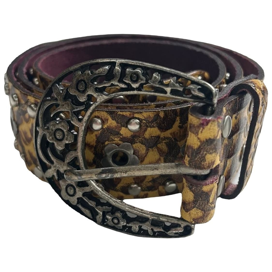Western style leopard belt 상품이미지1