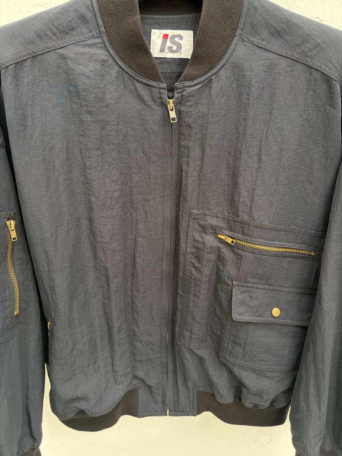 80s 이세이 미야케 스포츠 나일론 봄버 상품이미지2