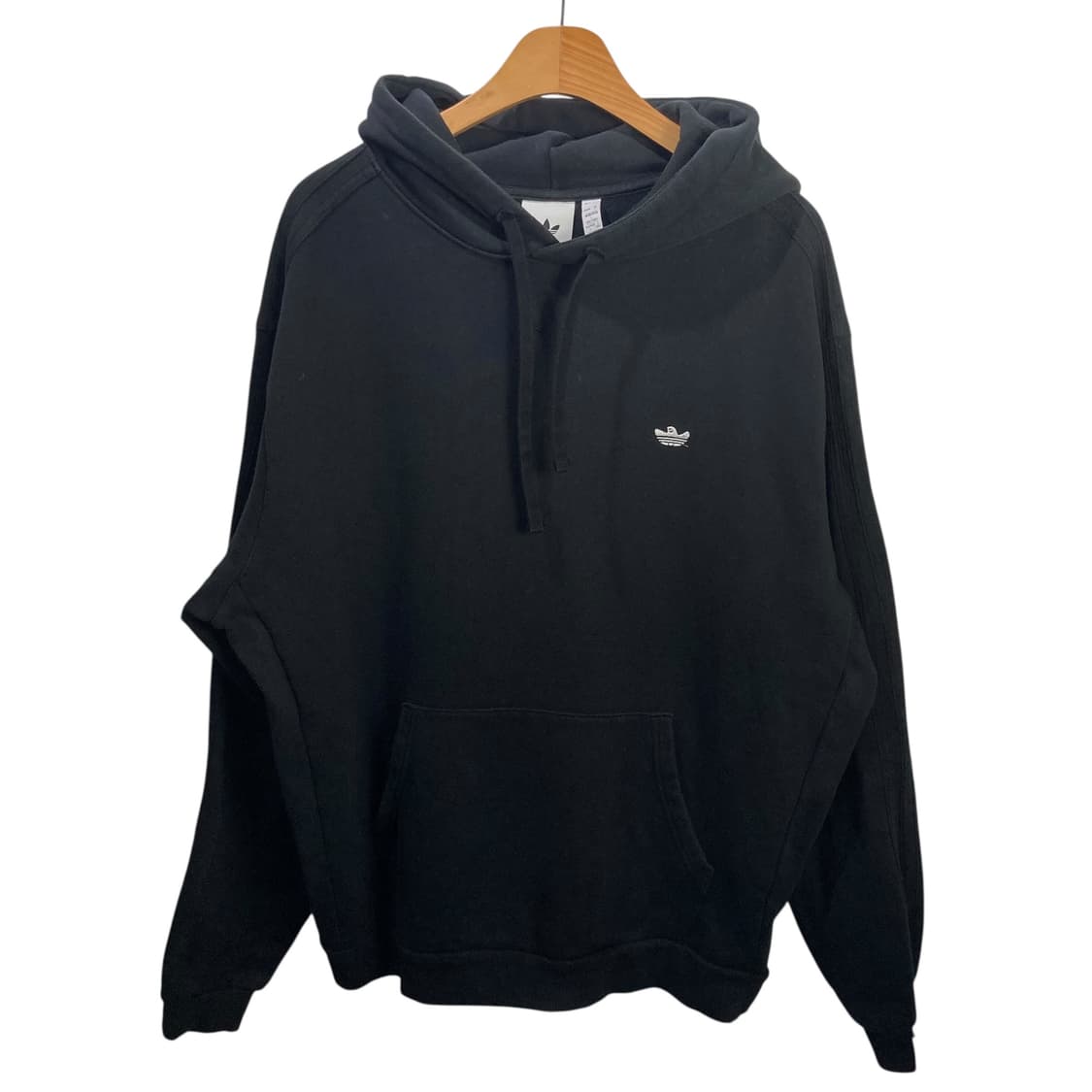 아디다스 사이드라인 블랙 후드 상품이미지2