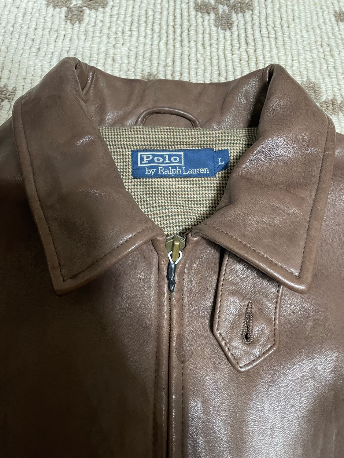 폴로 랄프로렌 00s 양가죽 자켓 상품이미지3