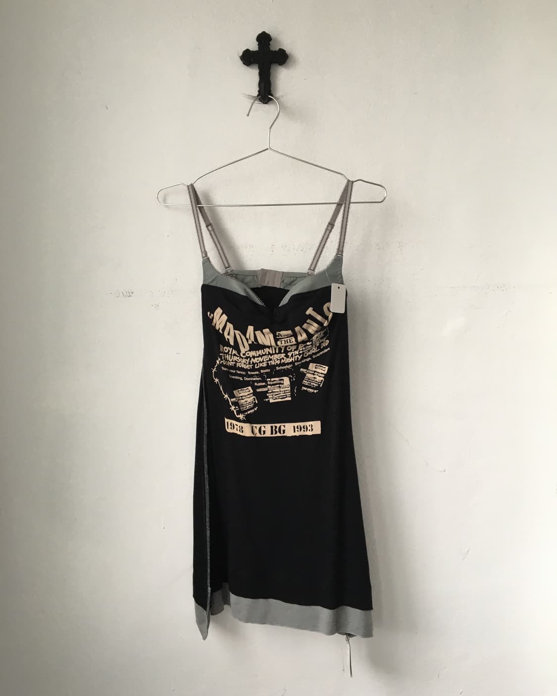 Layered point printing sleeveelss 상품이미지1