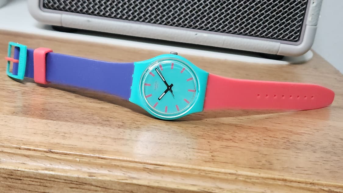 # 스위스 스와치 정품 공용 젤리 실리콘 수능 시계 급처 상품이미지6