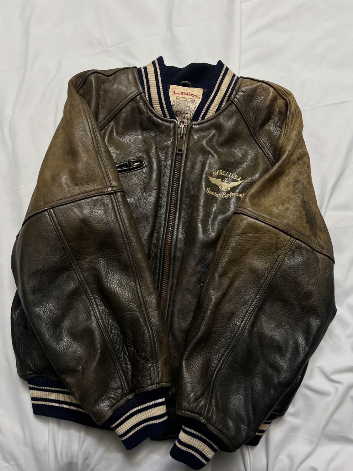 아비렉스 아이콘 가죽자켓 상품이미지7