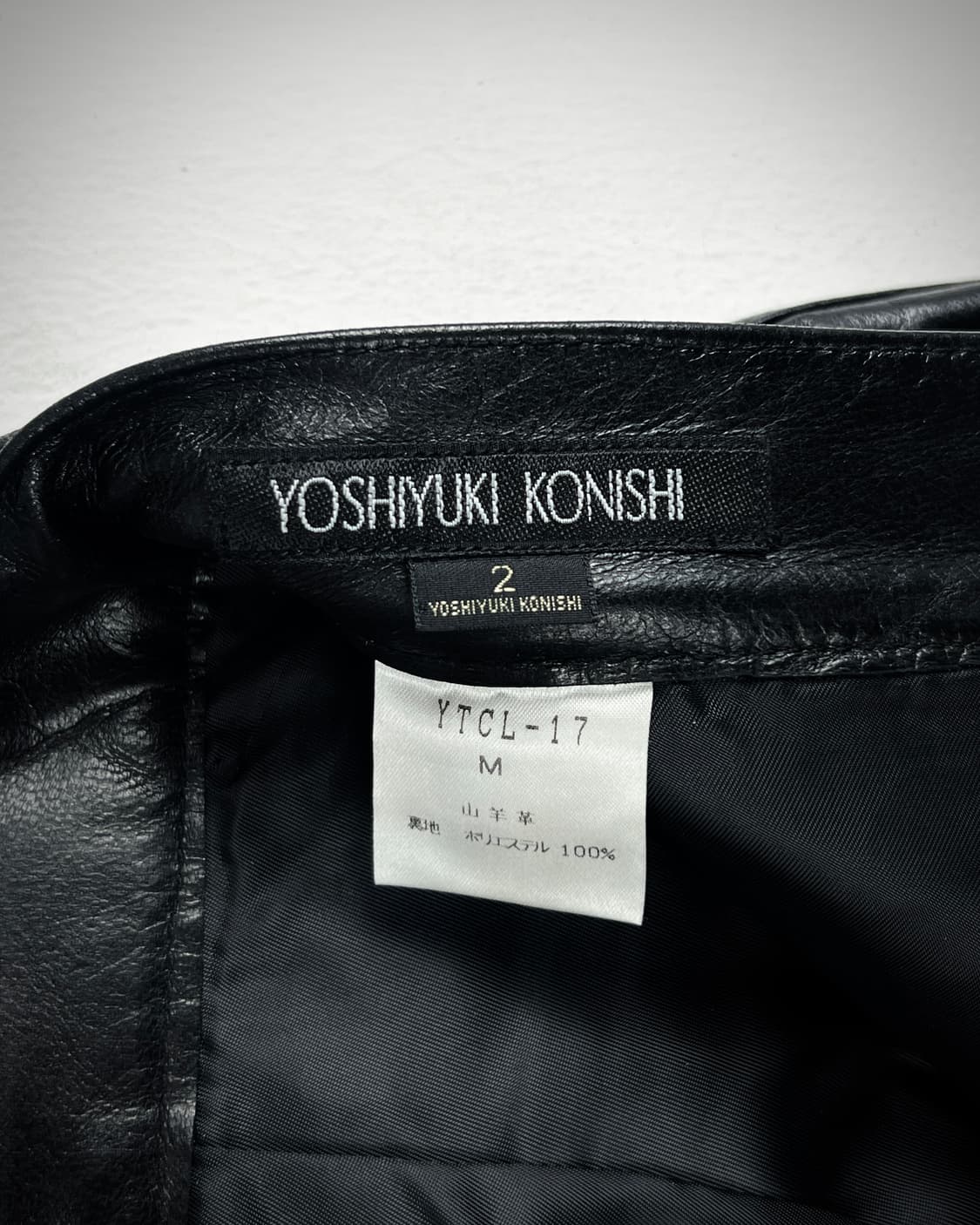 YOSHIYUKI KONISHI BONDAGE LEATHER PANTS  상품이미지10