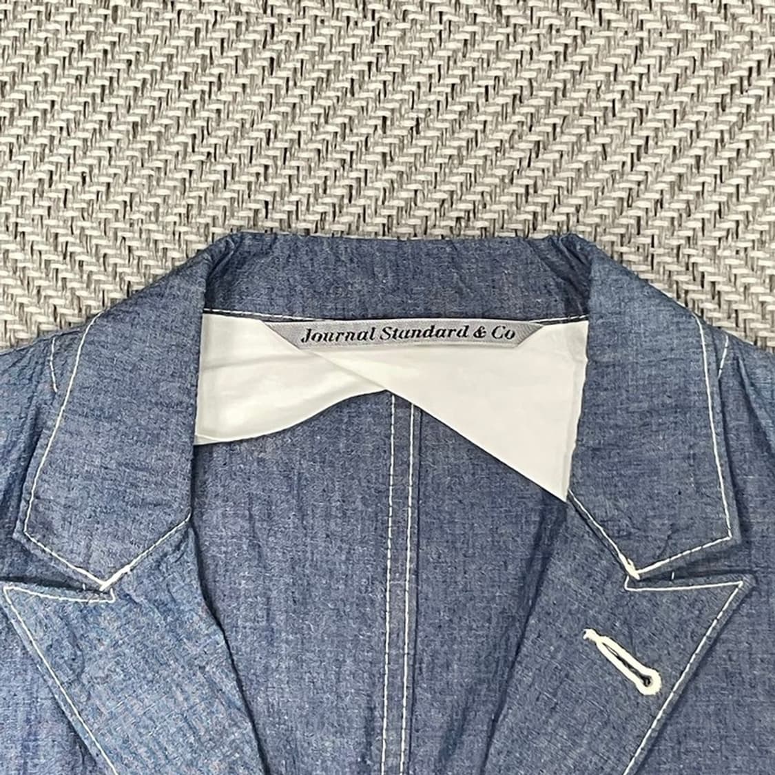 저널 스탠다드 스티치 데님 블레이저 v0105 상품이미지5