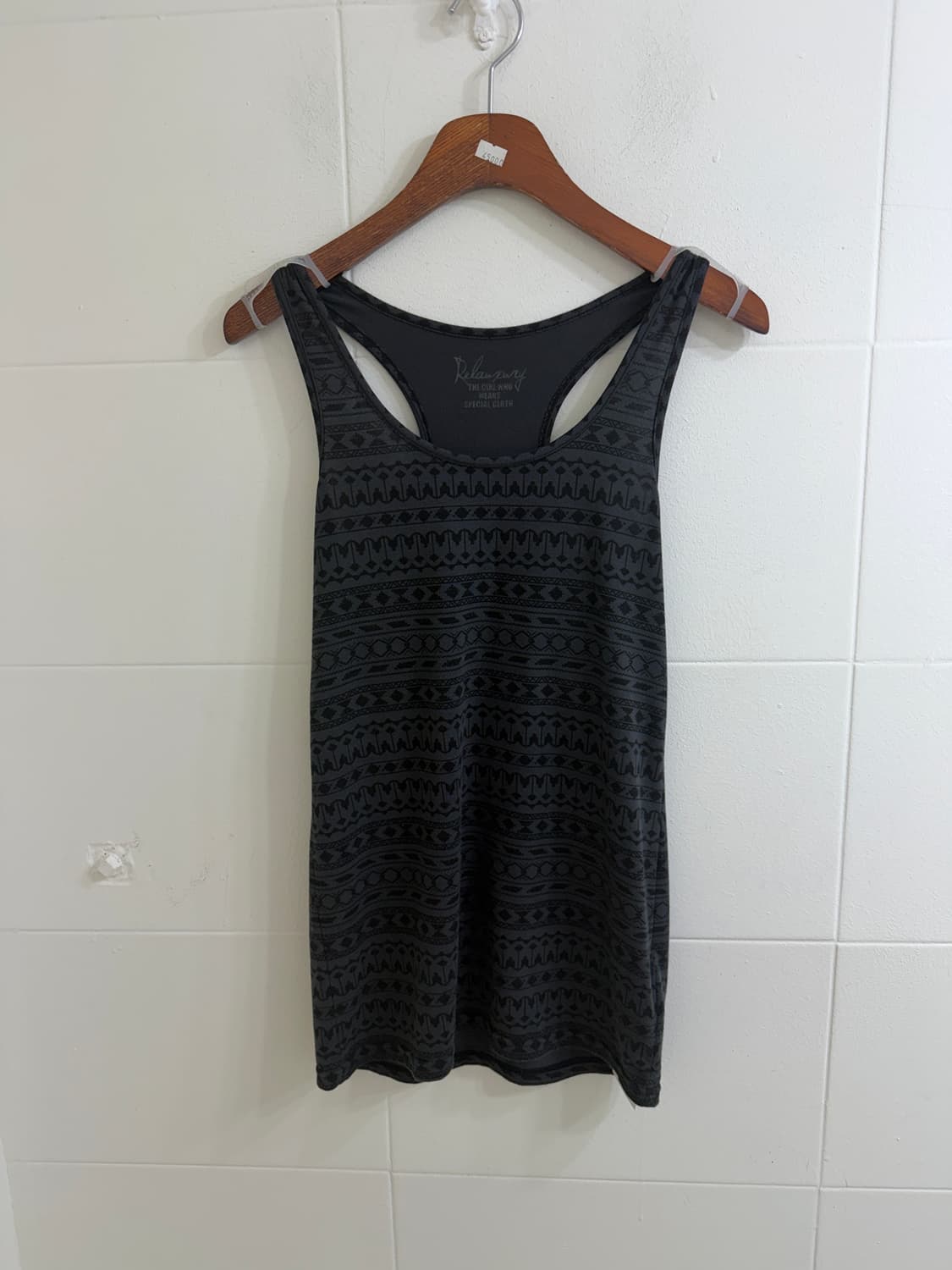 (상의 세트) 할리데이비슨 펑크 히피 유넥 나시 + 챠콜 에스닉 나시 상품이미지7