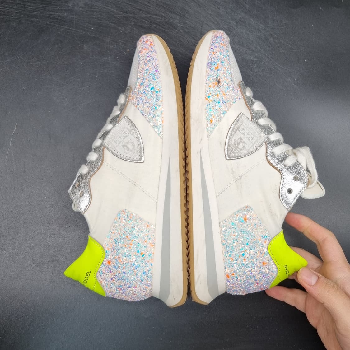 필립모델 트로페즈 x글리터 스니커즈 230 상품이미지5