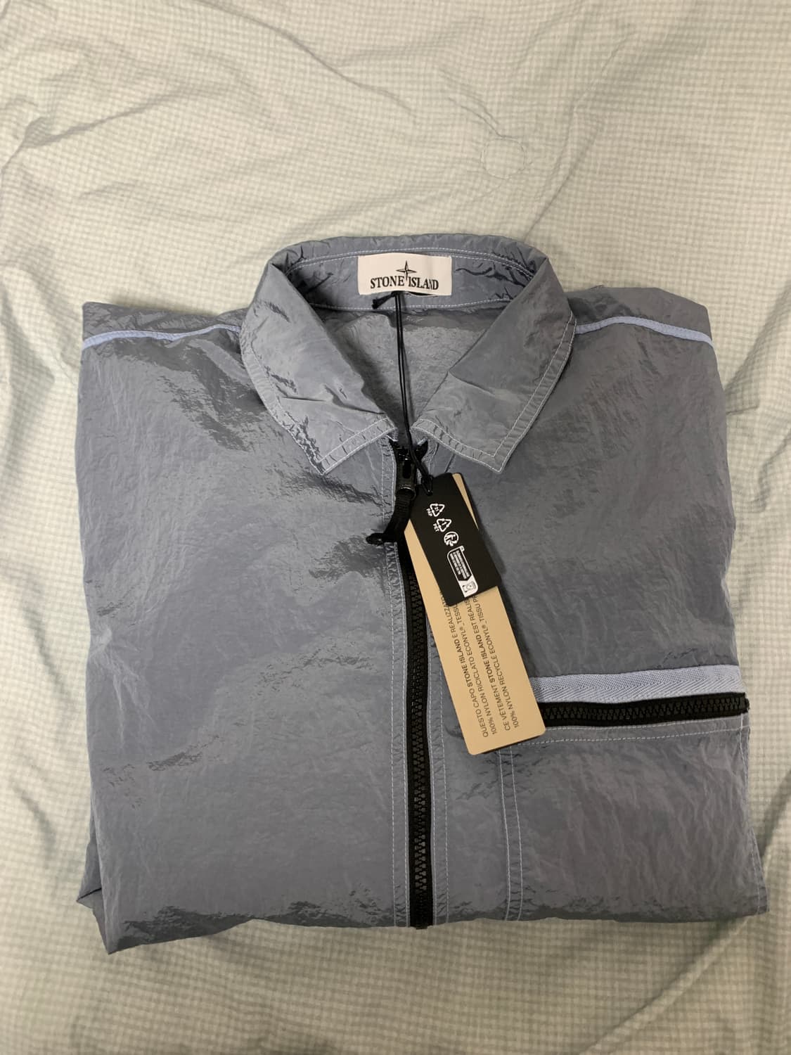 스톤아일랜드 나일론메탈 오버셔츠 스카이블루 XL 상품이미지8