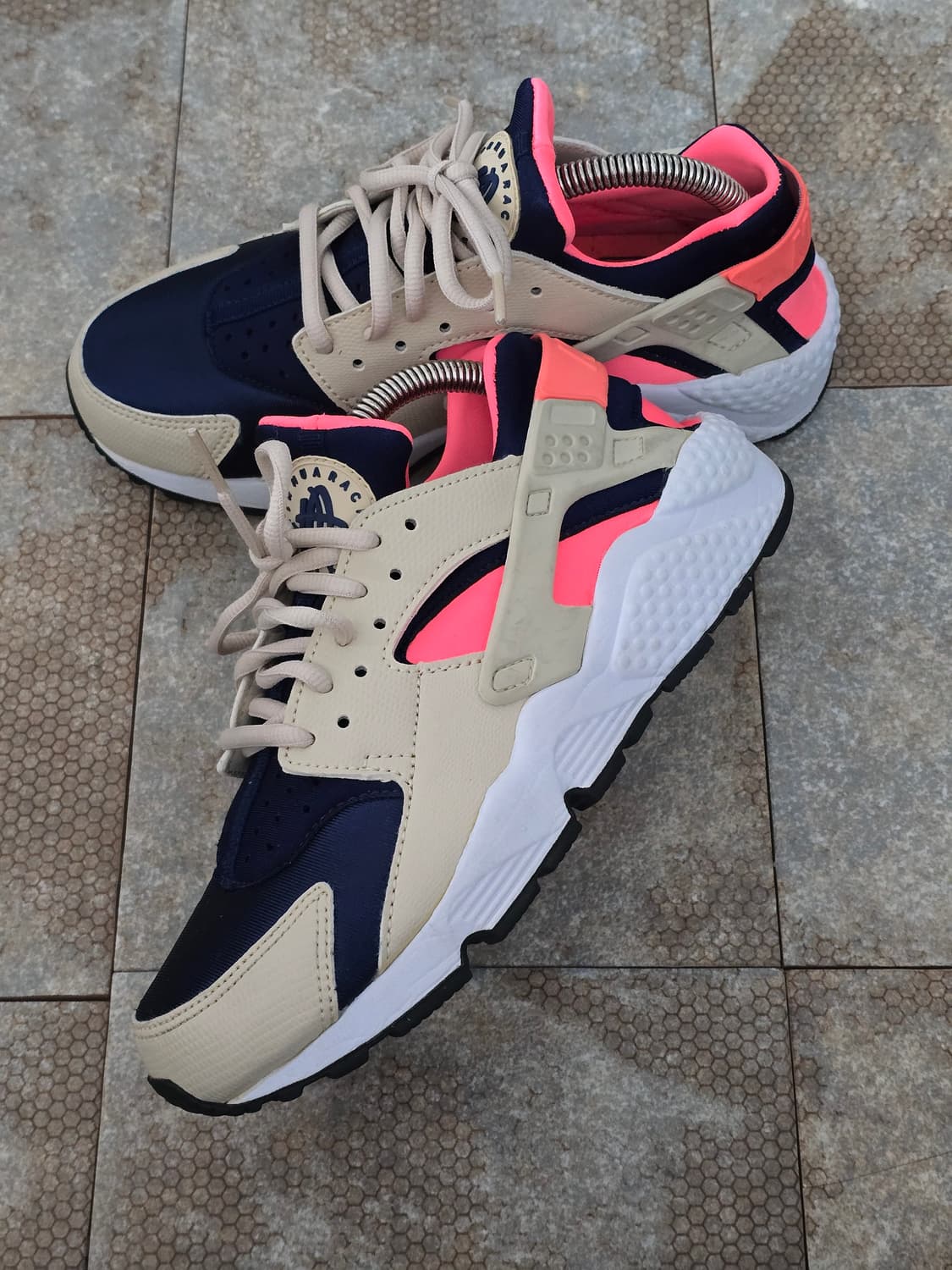 (230)나이키 에어 허라취 런 오트밀 핑크  상품이미지2