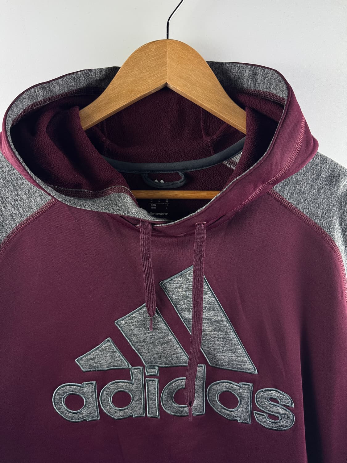 아디다스 버건디 나그랑 폴리 후디1760 상품이미지2