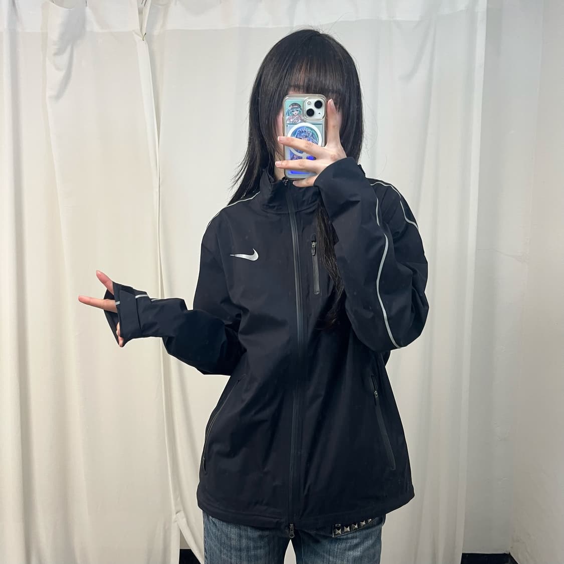 Nike taping high-neck windbreaker 상품이미지2