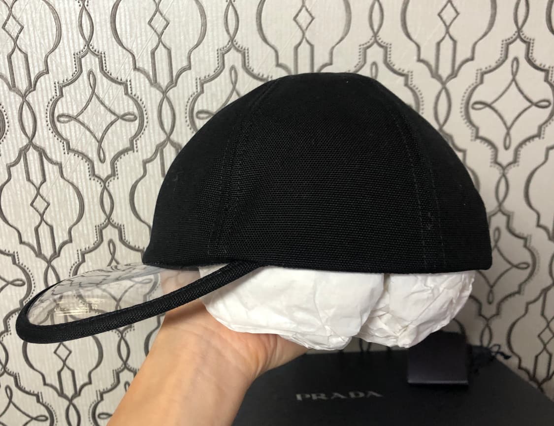초레어 PRADA clear brim cap 사이즈 M 상품이미지4