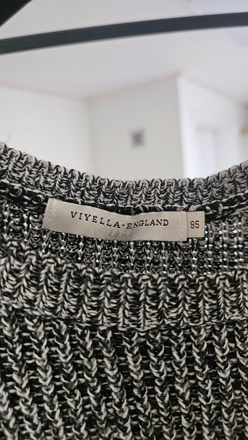 오버핏 헤링본 니트 95 상품이미지3