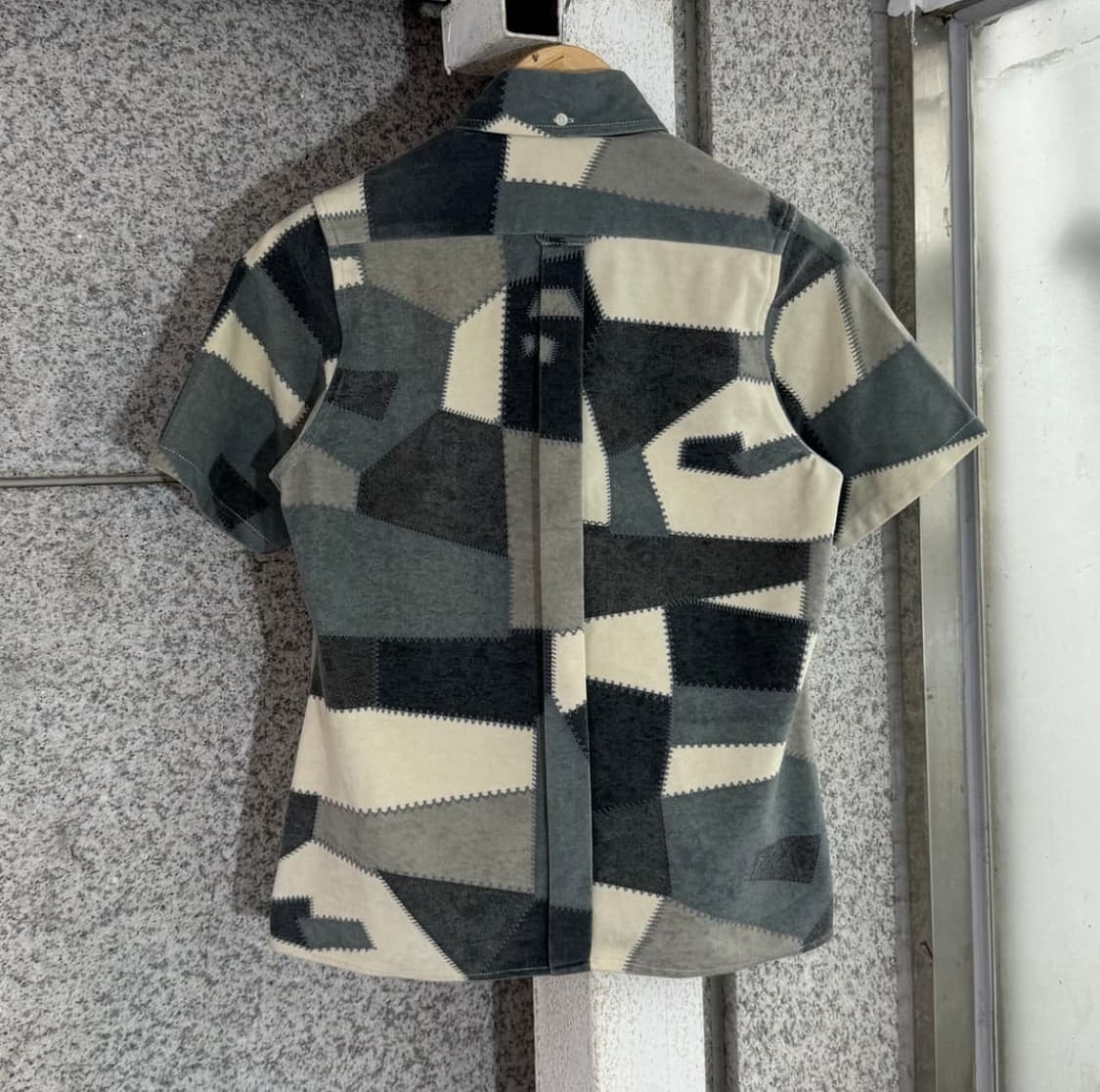 Bape 90’s 패치워크 패턴 반팔 셔츠 상품이미지2