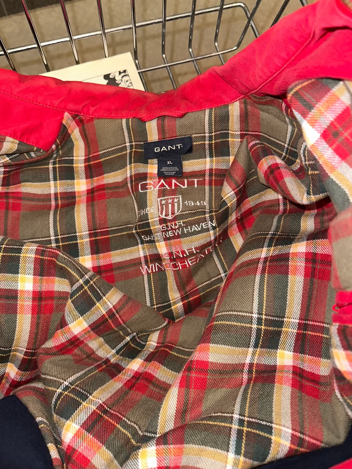 Gant swing lining check pattern jacket  상품이미지9