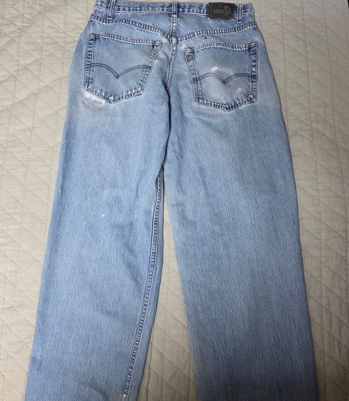 [33X34] 90s 빈티지 리바이스 실버탭 배기핏 트래쉬드 상품이미지7