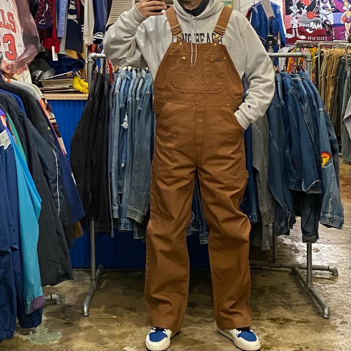 새상품 레어 90s USA KODIAK 워크 오버롤 상품이미지1