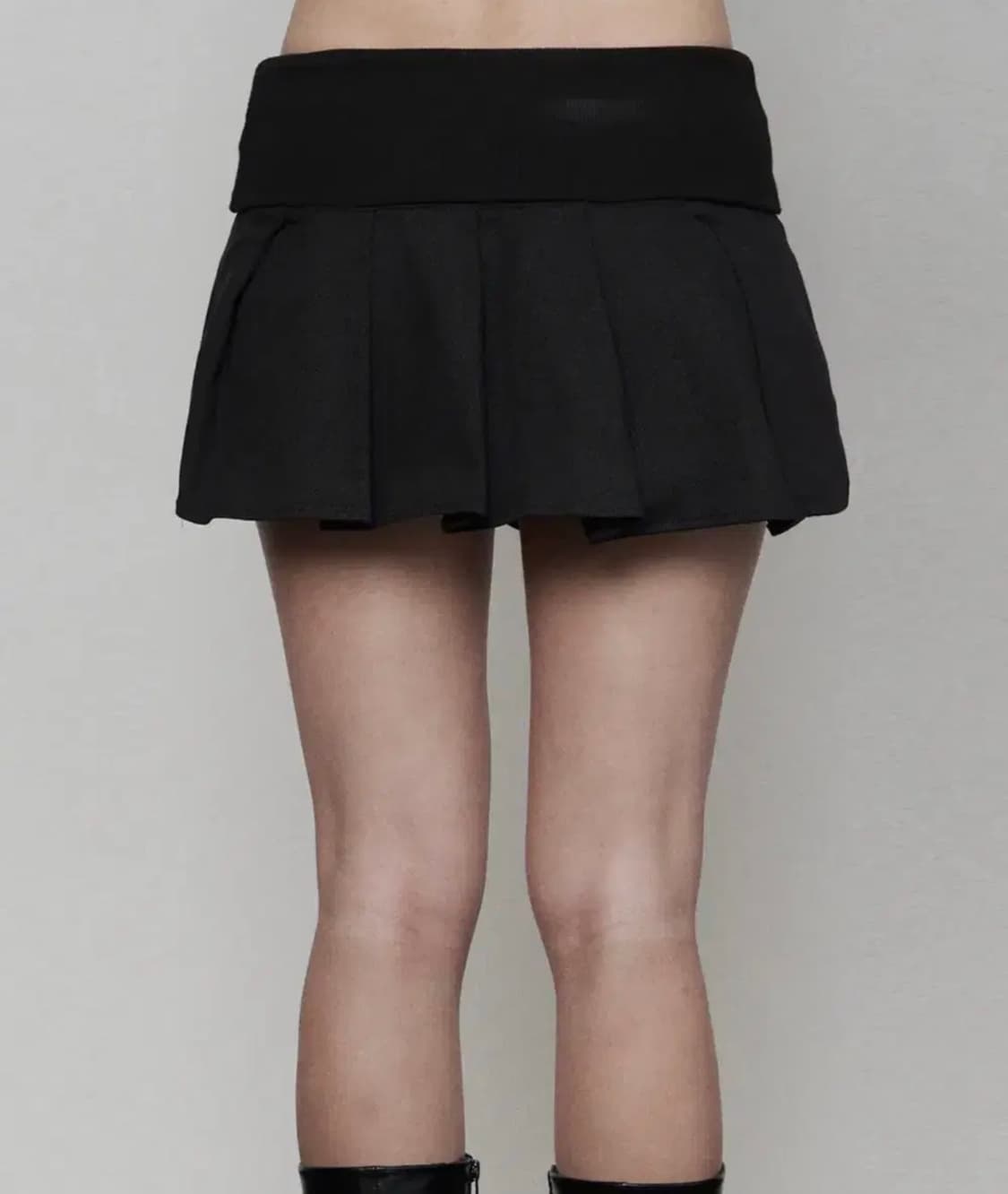 에트오소메 스커트  Rib Fake Pocket Pleats Skirt 상품이미지2