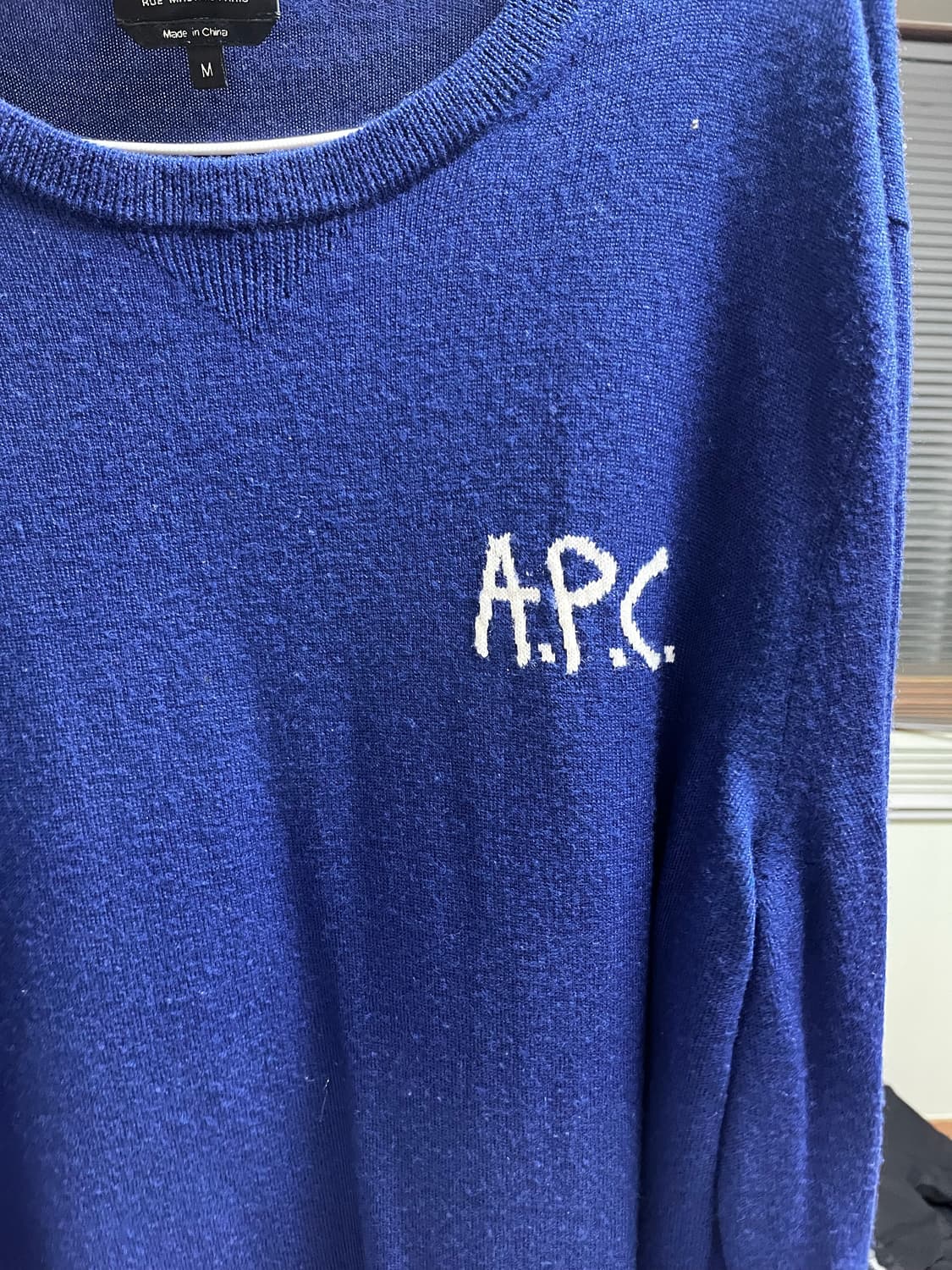 아페쎄 A.P.C. 블루니트 상품이미지3