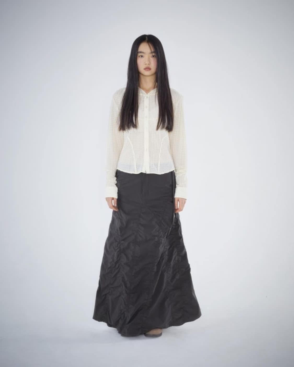 코이세이오 라운드 후디 셔츠 아이보리 round hoodie shirts 상품이미지2