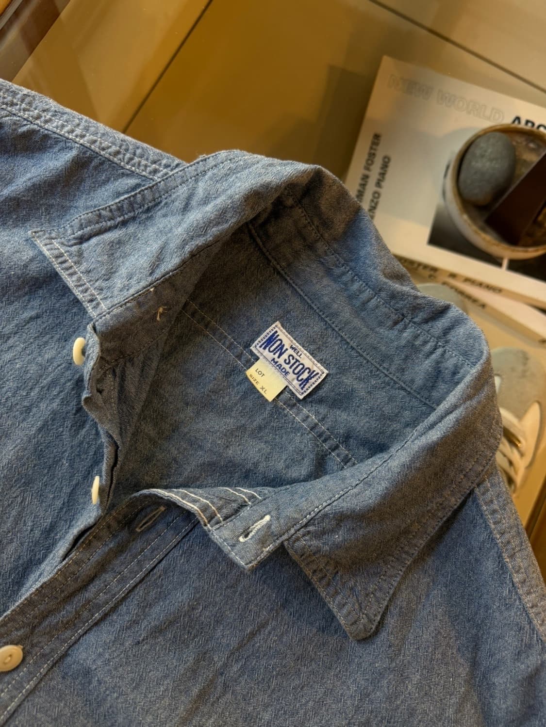 NON-STOCK 샴브레이 셔츠 100 상품이미지7