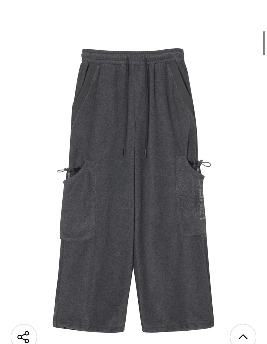 DENET 다이닛 플리스 카고 (조거)팬츠 상품이미지3